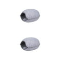 thumbnail image 2 of Guardoinrt Stylish And Comfortable Felt Cat Bed For Happy And Contented Cat Easy To Clean Felt Cat Bed Cave light grey 2Set, 2 of 6