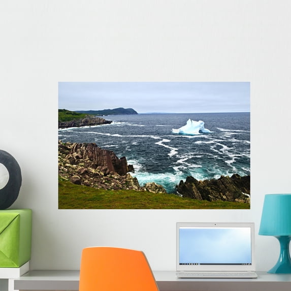 Melting Iceberg Wall Mural by Wallmonkeys Peel and Stick Graphic (24 in W x 16 in H) WM309507