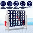 thumbnail image 4 of Topbuy 47.5'' x 17'' x 41'' Jumbo 4-to-Score Giant Game Set Lawn Games, 4 of 6