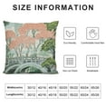 thumbnail image 5 of Nawypu Chinoiserie Pillow Cover Asian Scenic Blue and Pink Throw Pillow Covers Farmhouse Tree Leaves Pillow Case Cushion Covers for Sofa Couch Living Room, 5 of 5