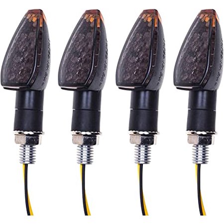 4pcs Motorcycle Indicators 14LED Turn Signal Lights 12V Waterproof ...