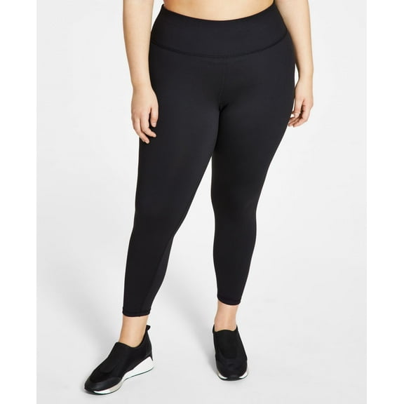 Ideology Womens Activewear Back-Zip 7/8 Leggings;3X
