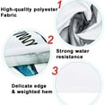 thumbnail image 4 of 4 Pcs  Kids Shower Curtain Sets with Rugs, Toilet Lid Cover and Bath Mat, Cute Cartoon Bathroom Set with 12 Hooks, Waterproof Fabric Kids Shower Curtains for Bathroom Decor, 4 of 9
