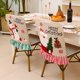 thumbnail image 2 of Juego de 2 fundas para sillas de Navidad, funda para respaldo de silla, fundas para sillas de comedor de Navidad, fundas para sillas de mesa de cena en casa, fundas para sillas de Navidad para Navida JAMW Sencillez, 2 of 5