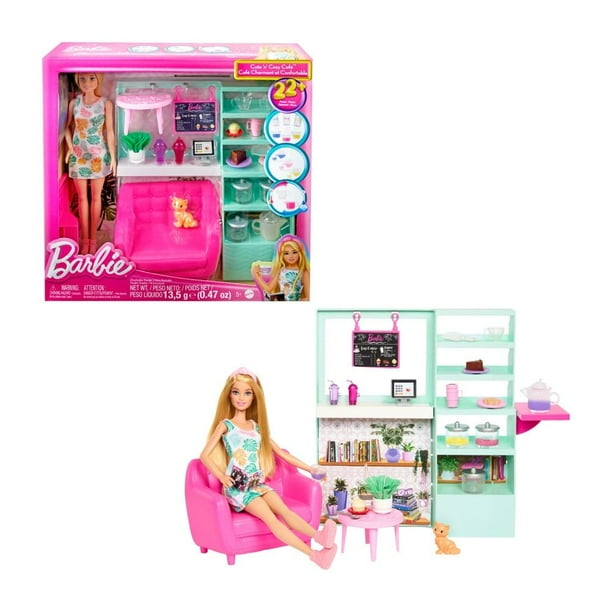 Set de Juego Barbie Fashion Beauty Tienda de Té con Muñeca