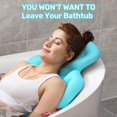 thumbnail image 4 of Almohada de baño para todo el cuerpo VOXOR Ocean Blue con bolsa de lavandería, 4 of 6