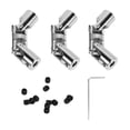 thumbnail image 2 of 5mm To 5mm Shaft Coupler, Replacement Steel Rotatable Electroplating Process 5mm To 5mm U Joint  for RC Model Car, 2 of 8