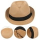 thumbnail image 2 of Sombrero de paja tejido Sombrero de playa de playa al aire libre Sombrero de sol unisex para mujeres y hombres, 2 of 6