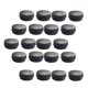 thumbnail image 4 of Caja de aluminio con rosca de 50 ml, 20 unidades, para guardar hojas de té, cosméticos, cremas y tarros con tapa (negro), 4 of 7