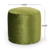 thumbnail image 3 of GDF Studio Bleckley Modern Velveteen Cylinder Pouf, Sage Green, 3 of 7