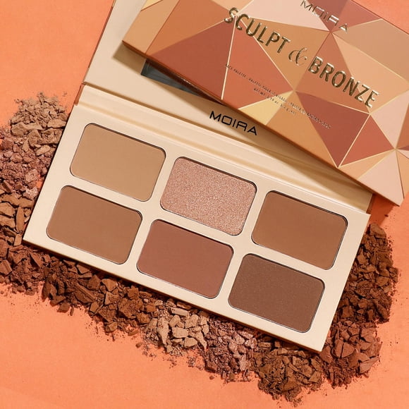 PALETA DE ILUMINADOR Y CONTORNO MOIRA COSMETICS SCULPT & BRONZE PALETTE