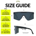 thumbnail image 4 of Gafas de sol Pit Viper Original 2.0 lente Smoke, armazón negro, 4 of 9