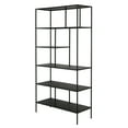 thumbnail image 4 of Evelyn&Zoe Winthrop 72" Tall Rectangular Bookcase, Blackened Bronze, 4 of 8