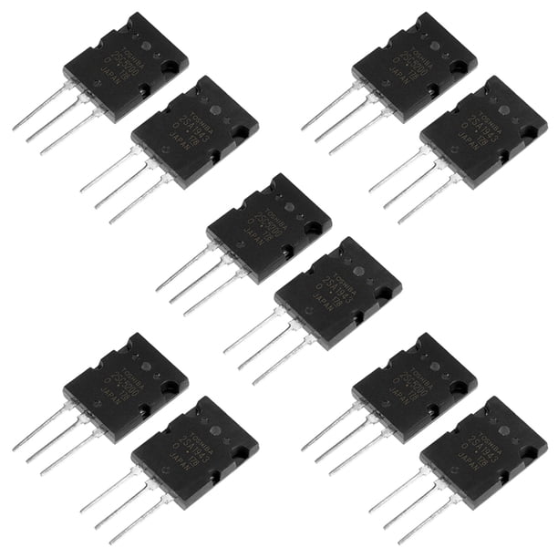 Transistor de audio de alta potencia Jadeshay 5 pares 2SA1943 2SC5200