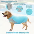 thumbnail image 6 of Cooling Vest for Dogs, Dog Shirts for Large Dogs, Reflective Dog Vest, Outdoor Cooling, Cooling for Dogs, Dog Clothes for Large Dogs, Light Grey Fabric, Xxxxl, 1 Pc, 6 of 8