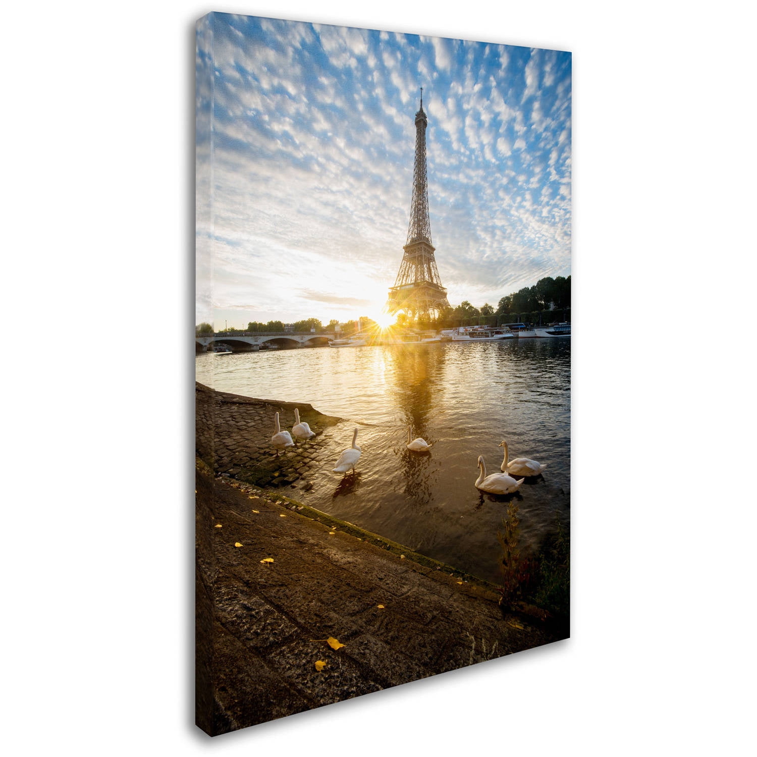 Trademark Fine Art "Wake up Paris" Canvas Art by Mathieu Rivrin