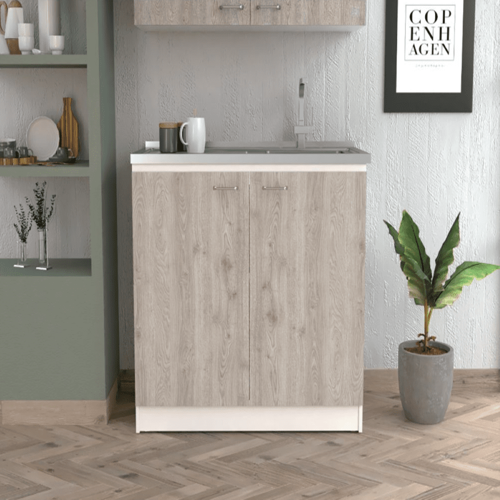 We Have Furniture Utility Sink Vernal, Kitchen, Smoky Oak / Light Gray