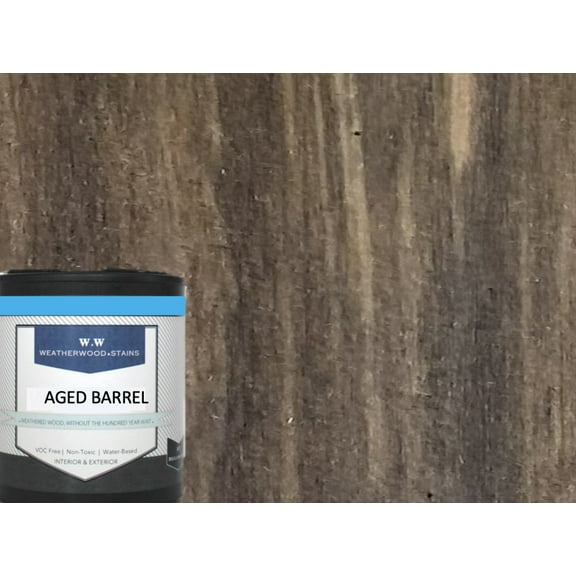 Aged Barrel Interior Transparent Water-Based Reactive Wood Stain, No VOC, by Weatherwood - Quart (32 Fl. Oz.)