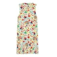 thumbnail image 3 of Candy Pattern - White Spring Summer Dresses for Women Fashion T-shirt Dress Casual Sleeveless Loose Sundress with Pockets, 3 of 5