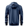 thumbnail image 4 of Tiweut Casual Womens Hoodies Heavyweight Hoodies Solid Color Hooded Fall and Winter Sweatshirt Youth Stylish Outdoor Wear Relaxed Fit Blouses Navy,5XL, 4 of 5