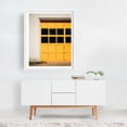 thumbnail image 2 of Orange Garage, Marfa - Marfa Texas Photography Minimalist Architecture Vintage Modern Art Retro Geometric Street Photography White Framed Wall Art Print 8 x 10 inches, 2 of 3