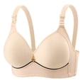 thumbnail image 2 of hoksml Women's Push Up Bras Wireless Seamless Jelly Bralette, Breathable Soft Stretchy Fabric, Skin-Friendly All-Day Comfort Everyday Invisible Lingerie, 2 of 5