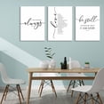 thumbnail image 2 of 3Pcs Framed Bible Verse Canvas Wall Art Christian Scripture Posters Prints Inspirational Wall Decor Pictures Paintings for Living Room Bedroom Home Decoration, Ready to Hang, 2 of 6