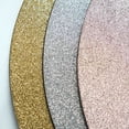 thumbnail image 2 of BalsaCircle 24 Silver 13" Glitter Acrylic Round Charger Plates, 2 of 5
