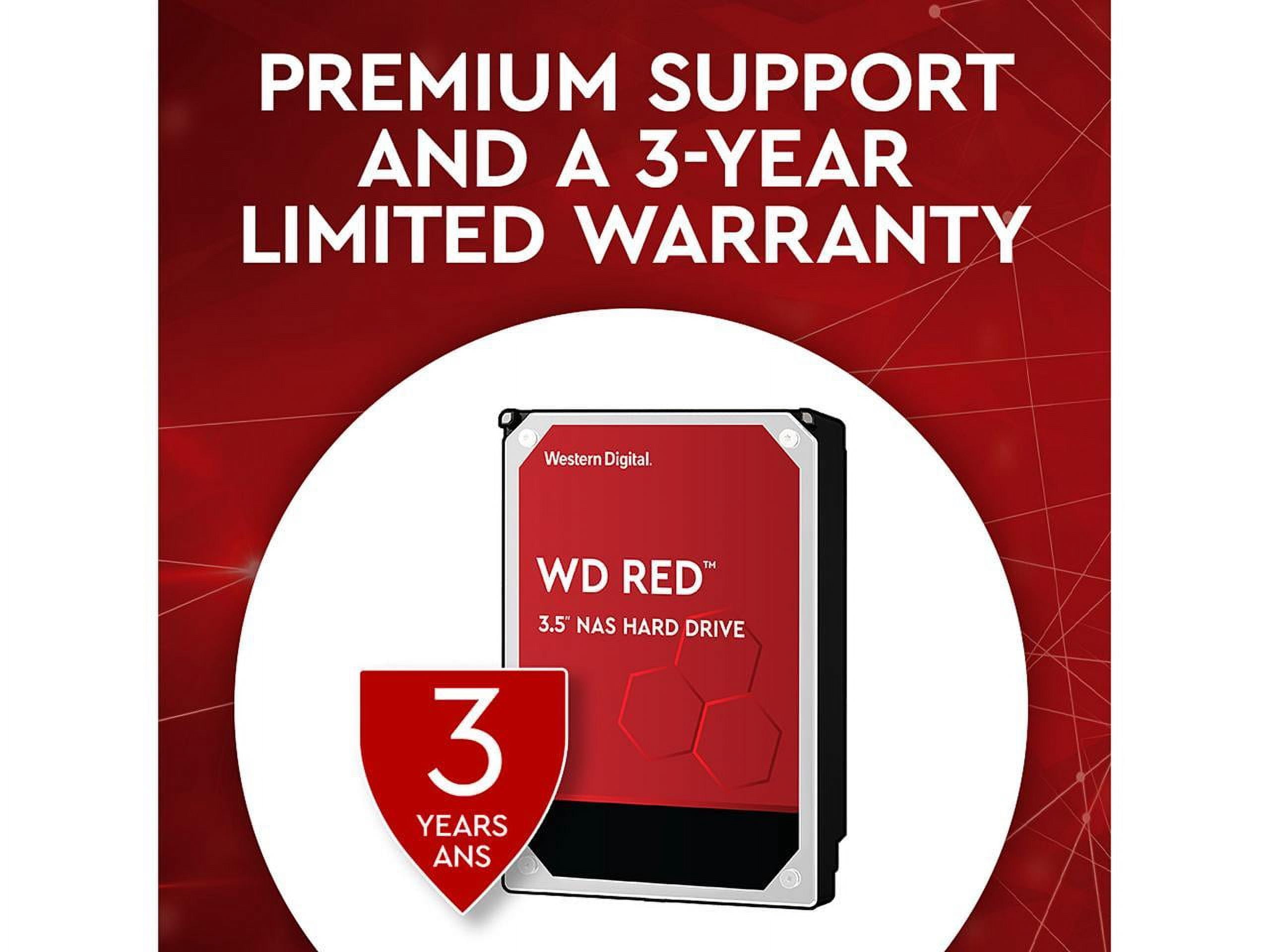 Western Digital 6TB WD Red NAS Storage Disk, Internal 3.5'' HDD