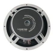 Sound Town 10 250W Cast Aluminum Frame Woofer w/ 3 Voice Coil, Replacement Woofer for PA/DJ Speaker, Bass Guitar Cabinets (STLF-10GA)
