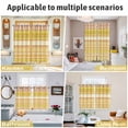 thumbnail image 5 of Yellow Khaki Boho Kitchen Curtains Window Panels, Vintage Ethnic Tribe Abstract Art Insulated Window Treatment Curtain, Grommet Curtains for Bedroom/Living Room/Bathroom, 2 Piece 52"Wx84"L, 5 of 8