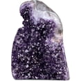 thumbnail image 1 of Crystal Allies Materials: All Natural Deep Purple Polished Amethyst Crystal Cluster Geode Healing Stone for Mediation and Reiki From Brazil - 7lb, 1 of 4