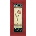 thumbnail image 2 of Poloson, Kimberly 9x14 Gold Ornate Wood Framed with Double Matting Museum Art Print Titled - Belgian Tulip I, 2 of 4