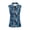 Coral Reef Fish Print, variant on Coral Reef Fish Print Women's Sleeveless Golf Shirts for Ladies, Comfort Dry-Fit Skin Friendly Women Golf Sleeveless Half Zip Top for Sports Outdoor Athletic Running