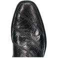 thumbnail image 6 of Dan Post Men's Exotic Ostrich Leg Western Boot Square Toe Black 9.5 EE  US, 6 of 7
