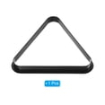 thumbnail image 3 of Uxcell Billiard Ball Triangle Rack Standard Snooker Pool Ball Rack Plastic Holder Black, 3 of 5
