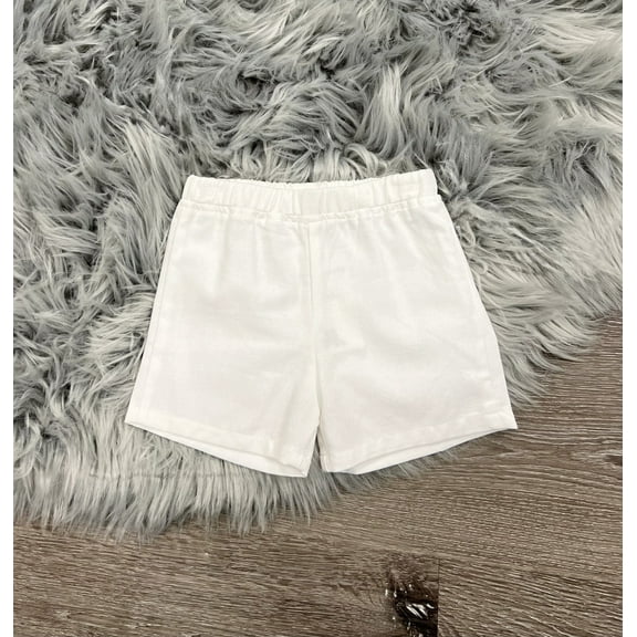 Basic White Shorts