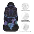 thumbnail image 5 of Sikiie Dreamcatcher With Colorful Feathers Car Seat Protector 2 Pack Car Seat Cushion Mat, Car Seat Covers for SUV, Truck, Van, 5 of 7
