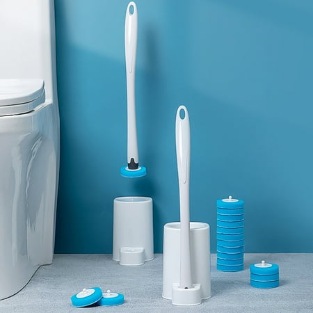 

Qepwscx Cleaning Supplies Concealed Toilet Brush With Durable Bristles For Deep Bathroom Cleaning Clearance