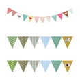 thumbnail image 4 of kurtrusly 1pcs Set 16.4ft Rainbow Paper Card For Birthday Party Triangle Banner Flags Pennant Banner Banner Flags Pennant Banner Flags Rainbow Type1 16.4ft, 4 of 6