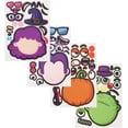 thumbnail image 1 of Halloween Pumpkin Zombie Witch Vampire Sticker Halloween Ornament Stickers 4pcs, 1 of 8