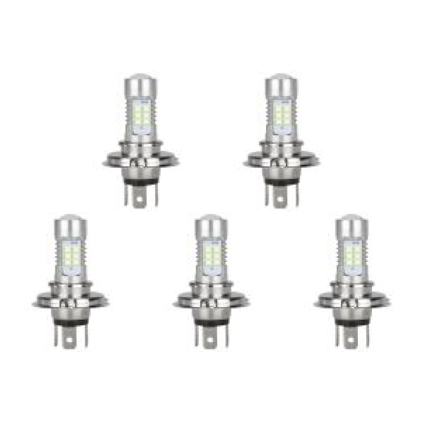 DAYWALKER - Foco LED H4 Para Motocicleta De Haz Hi/Lo 9003, 6000 Lúmenes, Color Blanco, 6000 K, Chips CSP H4, Diseño 1:1, Paquete De 1