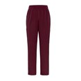 thumbnail image 5 of Fabrcox Women's Straight-Leg Scrub Pants - Stretch Trousers with Cargo Pockets, Elastic Waistband for Nurses ,Red XXL, 5 of 6