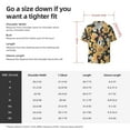 thumbnail image 5 of Balery Mushrooms Honeycomb Camisa Casual de Manga Corta con Botones para Hombre, Texturizada, Estilo Cubano, para Playa, Verano-Medium, 5 of 5