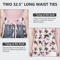 thumbnail image 6 of Cute Boston Terrier Dog and Pink Love Heart Apron-Garden Aprons for Women with Pockets-Cotton Linen Waterproof Kitchen Cooking Gardening Aprons Adjustable for Kitchen,Cooking,BBQ and Salon 33x27 Inch, 6 of 7