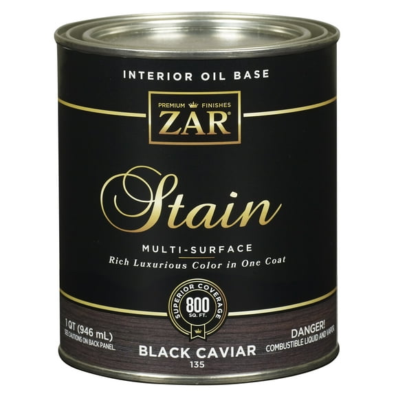 ZAR® Interior Oil Base Stain, Gallon, Color - Black Caviar