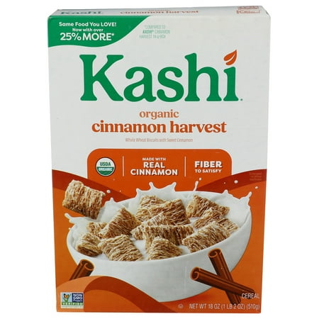 Kashi Cereal Cinnamon Harvest Organic 18 oz (Pack of 8)