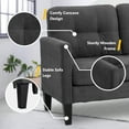 thumbnail image 2 of Magic Union Convertible Sectional Couch Sofa with Chaise, L-Shaped Sofa, Grey, 2 of 6