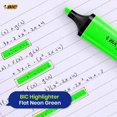 thumbnail image 4 of BIC 3x Marking Highlighter Flat Marker Neon Green Modular Tip for Precise Highlighting, 4 of 8