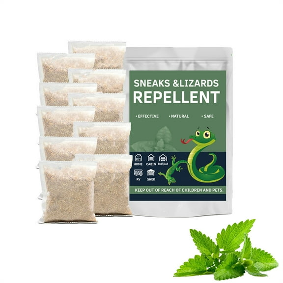 Powerful Snake Repellent for Yard, GIXUSIL Pet Safe Snake Away Repellent for Outdoors, Snake Deterrent for Backyard Indoor, Insects of all kinds Repellent for Campsites, 10 Pcs